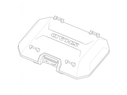 Kryt SHAD 203471RB hliníkový čierny TERRA top case