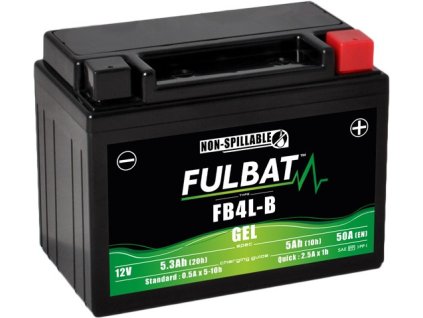 Gelový akumulátor FULBAT FB4L-B GEL (High Capacity) (YB4L-B GEL)
