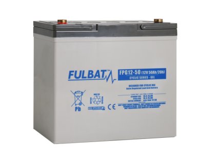 Gelový akumulátor FULBAT FPG12-50 (T6)