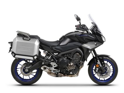 Kompletná sada bočných hliníkových kufrov SHAD TERRA, 36/36 litrový bočné kufre, vrátane montážnej sady SHAD YAMAHA MT-09 Tracer / Tracer 900