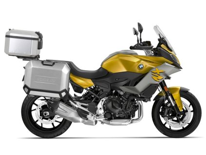 Kompletná sada hliníkových kufrov SHAD TERRA, 48 litrový vrchný kufor, 36/36 litrový bočné kufre, vrátane montážnej sady a platni SHAD BMW F 900 XR