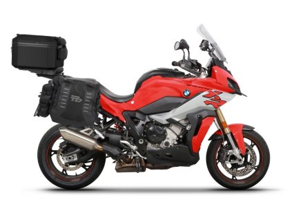 Kompletná sada bočných adventure vakov SHAD TERRA TR40 a hliníkového 55 L vrchného kufru ,vrátane montážnej sady SHAD BMW S1000XR
