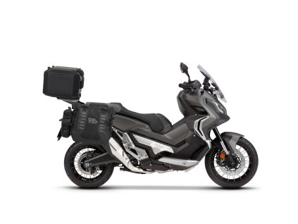 Kompletná sada bočných adventure vakov SHAD TERRA TR40 a hliníkového 55 L vrchného kufru ,vrátane montážnej sady SHAD HONDA X-ADV 750