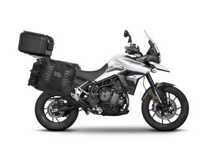 Kompletná sada bočných adventure vakov SHAD TERRA TR40 a hliníkového 55 L vrchného kufru ,vrátane montážnej sady SHAD TRIUMPH TIGER 900/GT/RALLY