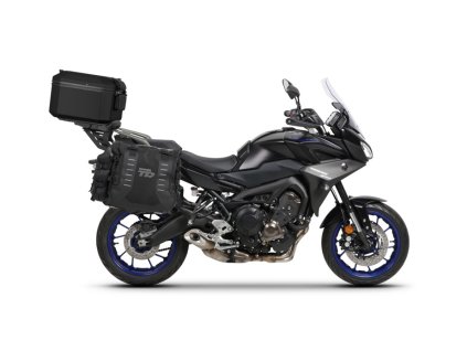 Kompletná sada bočných adventure vakov SHAD TERRA TR40 a hliníkového 55 L vrchného kufru ,vrátane montážnej sady SHAD YAMAHA TRACER 900/GT
