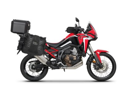 Kompletná sada bočných adventure vakov SHAD TERRA TR40 a hliníkového 55 L vrchného kufru ,vrátane montážnej sady SHAD HONDA CRF 1100 L AFRICA TWIN