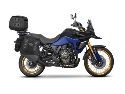 Kompletná sada adventure vakov SHAD TERRA TR40 a vrchný vak TR50 , vrátane montážnej sady SHAD SUZUKI V-STROM 800 DE