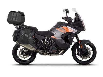 Kompletná sada adventure vakov SHAD TERRA TR40 a vrchný vak TR50 , vrátane montážnej sady SHAD KTM 1200 SUPER ADVENTURE S/R