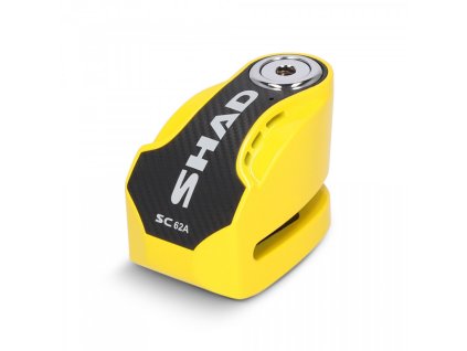 Disc lock with alarm SHAD SC62A C0S6203A žltá čap 10 mm