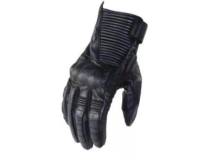 Rukavice na motorku Trilobite Café pánske tmavo modré