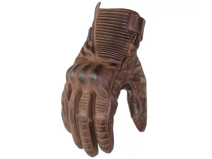 Rukavice na motorku Trilobite Café panske hnede