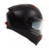 Moto prilba XRC Sinister R matt black/red