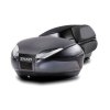 Vrchný kufor na motorku SHAD SH48 D0B48306R Tmavo šedá s operadlom, karbónovým poťahom a zámkom PREMIUM SMART