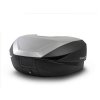 Vrchný kufor na motorku SHAD SH59X D0B59200 čierny  s hliníkovým krytom (expandable concept) with PREMIUM SMART lock and backrest