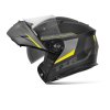 Výklopná přilba na motorku TXR Rival černo-šedo-fluo žlutá