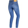 Dámske jeansy na motocykel TXR Sonic svetlo modré zozadu
