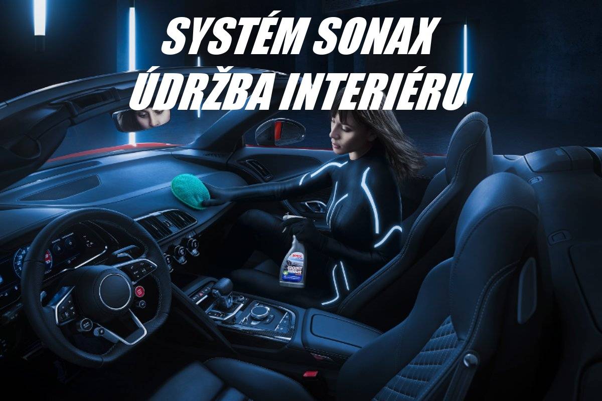 Návod jak vyčistit interiér auta - Systém SONAX