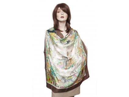 gucci jungle raritni vintage hedvabny satek 1