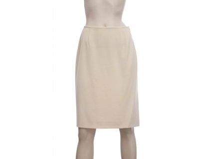 valentino vintage klasicka sukne kremove barvy 1
