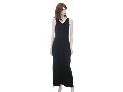 forte cashmere cerne kasmirove dlouhe saty 1