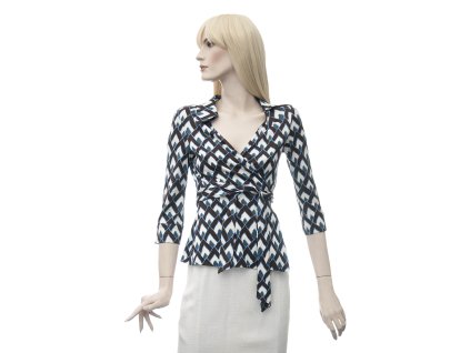 diane von furstenberg halenka hedvabny uplet 1