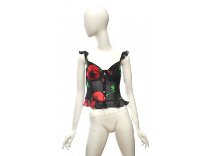 moschino hedvabny top s maky 1