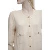 chanel luxusni kasmirovy kardigan s pozlacenymi knofliky 3