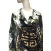 givenchy exkluzivni hedvabny satek kvety lebky 2