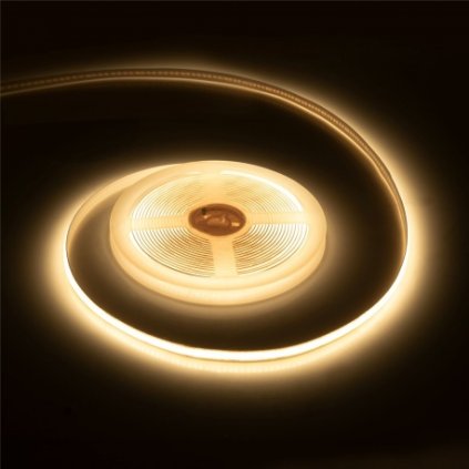 LED pás COB - 12V, 320LED/m, 8mm, 8W/m, bez gélu - 5 m (Variant farba svetla Biela studená)