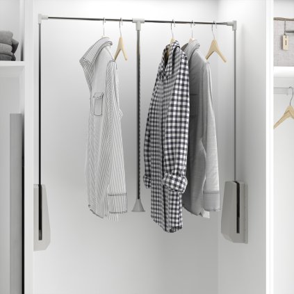 Sklopný vešiak teleskopický hliník (VAR ROZTEC 875 - 1200 mm)