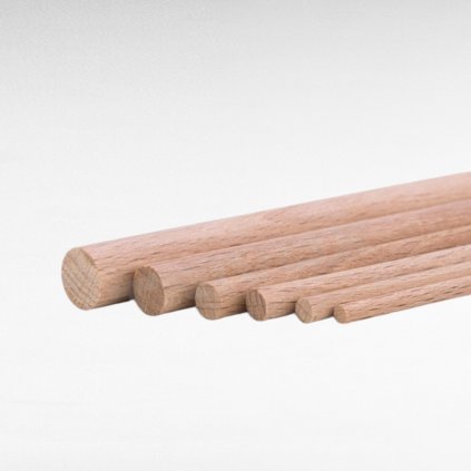 Drevená tyč hladká 1000 x (VAR ROZTEC 12 mm)