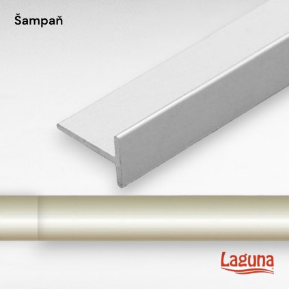 LAGUNA - T - Profil, šampaň (8510) (Variant Dľžka 3000 mm)