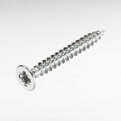 Drevoskrutka Hospa - zapustená hlava, biely zinok, 4 x (Variant Dľžka 40 mm)