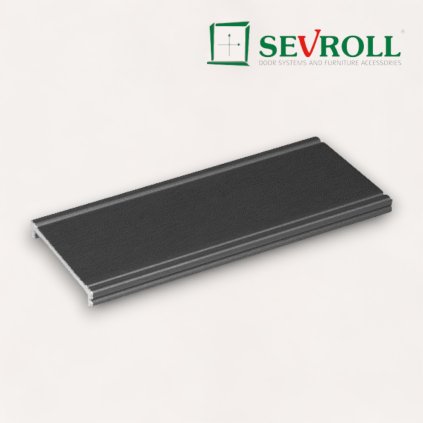 SEVROLL - maska Elegant II 0435. - Čierna brúsená (Variant Dľžka 3000 mm)
