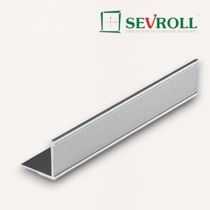 SEVROLL - uholník K2 18x19 mm - strieborný (Variant Dľžka 3000 mm)