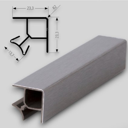 S120/i - Roh vnútorný a vonkajší 90° - výška 120 mm (Variant Farba Antracit)