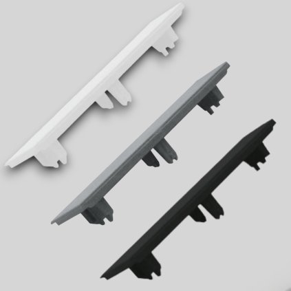 S120/e - Koncovka na sokel - výška 120 mm (Variant Farba Šedá)