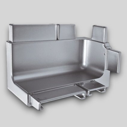 S056/r2 - Roh vnútorný plastový 90° - pre profil S156 (Variant Farba Biela)