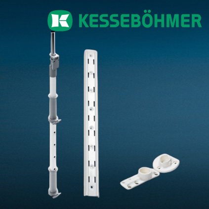Kesseboehmer - LeMans II tyč + bočné uch. 720-900 mm (Variant Farba Antracit)