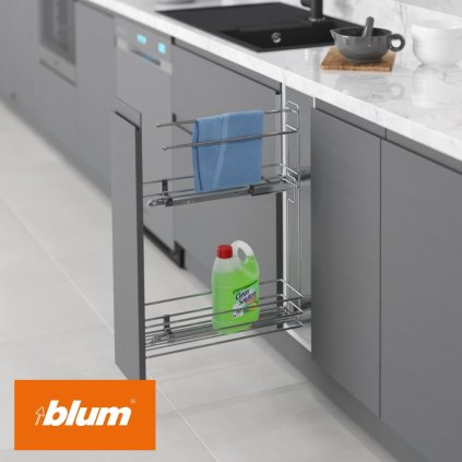 Výsuvný kôš - 250 mm pravý, BLUM výsuv s tlmením plnovýsuv