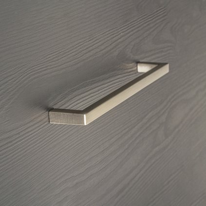 Úchytka - DAVIDE, Nikel brúsený (VAR ROZTEC 448 mm)