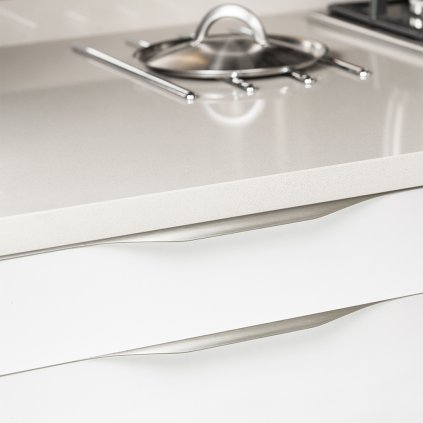 Úchytka - Viefe FORMA 19 zafrézovacia, Nerezový efekt (Variant Dľžka 797 mm)