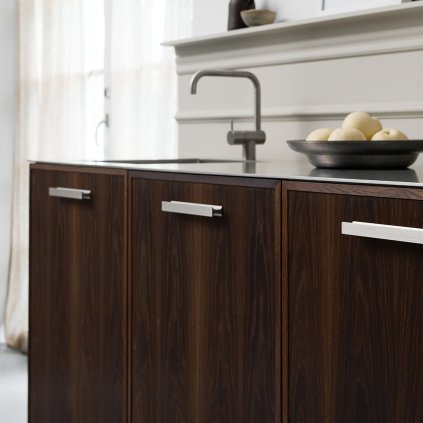 Úchytka - Furnipart TRACK / Inox (VAR ROZTEC 32 mm)