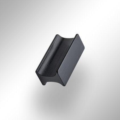 Úchytka - Furnipart TRACK / Čierna brúsená matná (VAR ROZTEC 32 mm)