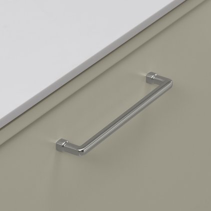 Úchytka - Furnipart EQUESTER / Nikel svetlý (VAR ROZTEC 160 mm)