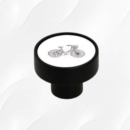 Knopok - GD08 - Čierny / Bicykel - VÝBEH