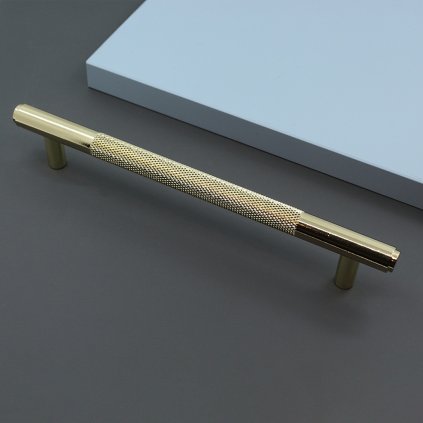 Úchytka - RE32, Zlatá lesklá (VAR ROZTEC 160 mm)