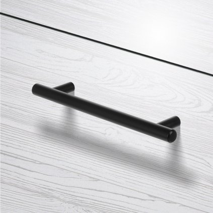 Úchytka - XH01, Čierna matná (VAR ROZTEC 160 mm)