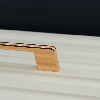 Úchytka - UU55, Medená lesklá (VAR ROZTEC 160 mm)