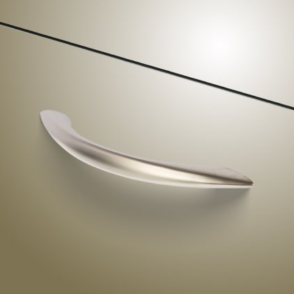 Úchytka - XH10,  Nikel matný (VAR ROZTEC 128 mm)